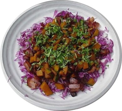 Kabocha (Pumpkin) Bacon Salad