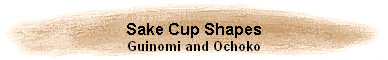 Guinomi (Sake Cup)